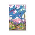 Picture of The Way To the Mountain _GroupedProduct_Rectangle_Portrait_Canvas_Framed_