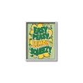 Picture of Easy Peasy Lemon Squeezy Typography Poster _GroupedProduct_Rectangle_Portrait_Canvas_Framed_