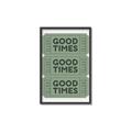 Picture of Good Times Poster _GroupedProduct_Rectangle_Portrait_Canvas_Framed_