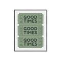 Picture of Good Times Poster _GroupedProduct_Rectangle_Portrait_Canvas_Framed_