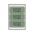 Picture of Good Times Poster _GroupedProduct_Rectangle_Portrait_Canvas_Framed_