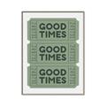 Picture of Good Times Poster _GroupedProduct_Rectangle_Portrait_Canvas_Framed_