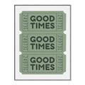 Picture of Good Times Poster _GroupedProduct_Rectangle_Portrait_Canvas_Framed_