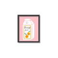 Picture of Orange Juice Poster _GroupedProduct_Rectangle_Portrait_Canvas_Framed_