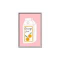 Picture of Orange Juice Poster _GroupedProduct_Rectangle_Portrait_Canvas_Framed_