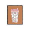 Picture of Caffeeine Queen Poster _GroupedProduct_Rectangle_Portrait_Canvas_Framed_