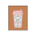 Picture of Caffeeine Queen Poster _GroupedProduct_Rectangle_Portrait_Canvas_Framed_
