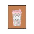 Picture of Caffeeine Queen Poster _GroupedProduct_Rectangle_Portrait_Canvas_Framed_