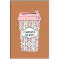 Picture of Caffeeine Queen Poster _GroupedProduct_Rectangle_Portrait_Canvas_Framed_