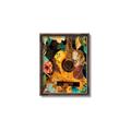 Picture of Music Guitar Collage  _GroupedProduct_Rectangle_Portrait_Canvas_Framed_