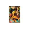 Picture of Music Guitar Collage  _GroupedProduct_Rectangle_Portrait_Canvas_Framed_