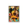 Picture of Music Guitar Collage  _GroupedProduct_Rectangle_Portrait_Canvas_Framed_