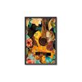 Picture of Music Guitar Collage  _GroupedProduct_Rectangle_Portrait_Canvas_Framed_