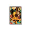 Picture of Music Guitar Collage  _GroupedProduct_Rectangle_Portrait_Canvas_Framed_