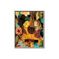 Picture of Music Guitar Collage  _GroupedProduct_Rectangle_Portrait_Canvas_Framed_