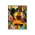 Picture of Music Guitar Collage  _GroupedProduct_Rectangle_Portrait_Canvas_Framed_