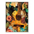 Picture of Music Guitar Collage  _GroupedProduct_Rectangle_Portrait_Canvas_Framed_