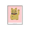Picture of Maneki Neko – Lucky Cat _GroupedProduct_Rectangle_Portrait_Canvas_Framed_