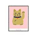 Picture of Maneki Neko – Lucky Cat _GroupedProduct_Rectangle_Portrait_Canvas_Framed_