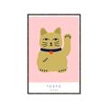 Picture of Maneki Neko – Lucky Cat _GroupedProduct_Rectangle_Portrait_Canvas_Framed_