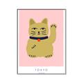 Picture of Maneki Neko – Lucky Cat _GroupedProduct_Rectangle_Portrait_Canvas_Framed_