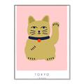 Picture of Maneki Neko – Lucky Cat _GroupedProduct_Rectangle_Portrait_Canvas_Framed_