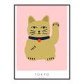 Picture of Maneki Neko – Lucky Cat _GroupedProduct_Rectangle_Portrait_Canvas_Framed_