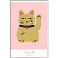 Picture of Maneki Neko – Lucky Cat _GroupedProduct_Rectangle_Portrait_Canvas_Framed_
