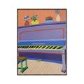 Picture of Retro Style Piano _GroupedProduct_Rectangle_Portrait_Canvas_Framed_