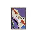 Picture of Retro Style Violin _GroupedProduct_Rectangle_Portrait_Canvas_Framed_