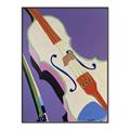 Picture of Retro Style Violin _GroupedProduct_Rectangle_Portrait_Canvas_Framed_
