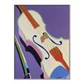 Picture of Retro Style Violin _GroupedProduct_Rectangle_Portrait_Canvas_Framed_
