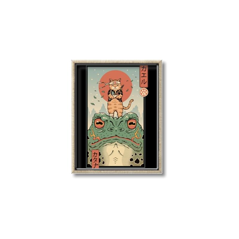 Picture of Catana  Frog Poster _GroupedProduct_Rectangle_Portrait_Canvas_Framed_