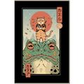 Picture of Catana  Frog Poster _GroupedProduct_Rectangle_Portrait_Canvas_Framed_