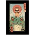Picture of Catana  Frog Poster _GroupedProduct_Rectangle_Portrait_Canvas_Framed_