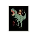 Picture of Catana T-Rex _GroupedProduct_Rectangle_Portrait_Canvas_Framed_