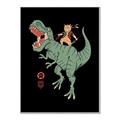 Picture of Catana T-Rex _GroupedProduct_Rectangle_Portrait_Canvas_Framed_