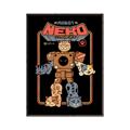 Picture of Robo Neko Cat Poster _GroupedProduct_Rectangle_Portrait_Canvas_Framed_
