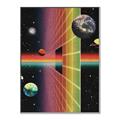 Picture of Space Rainbow Poster  _GroupedProduct_Rectangle_Portrait_Canvas_Framed_