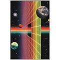 Picture of Space Rainbow Poster  _GroupedProduct_Rectangle_Portrait_Canvas_Framed_