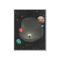 Picture of Abstract Space Poster _GroupedProduct_Rectangle_Portrait_Canvas_Framed_