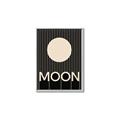 Picture of Moon Typography Poster _GroupedProduct_Rectangle_Portrait_Canvas_Framed_