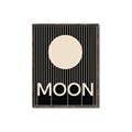 Picture of Moon Typography Poster _GroupedProduct_Rectangle_Portrait_Canvas_Framed_