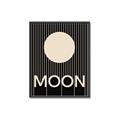 Picture of Moon Typography Poster _GroupedProduct_Rectangle_Portrait_Canvas_Framed_