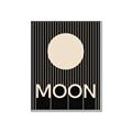 Picture of Moon Typography Poster _GroupedProduct_Rectangle_Portrait_Canvas_Framed_