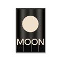 Picture of Moon Typography Poster _GroupedProduct_Rectangle_Portrait_Canvas_Framed_
