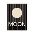 Picture of Moon Typography Poster _GroupedProduct_Rectangle_Portrait_Canvas_Framed_