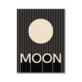 Picture of Moon Typography Poster _GroupedProduct_Rectangle_Portrait_Canvas_Framed_