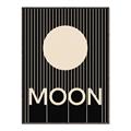 Picture of Moon Typography Poster _GroupedProduct_Rectangle_Portrait_Canvas_Framed_