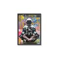 Picture of Retro Spaceman Poster _GroupedProduct_Rectangle_Portrait_Canvas_Framed_